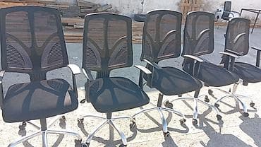 Ev və bağ: Ofis işçi kresloları – mesh (nəfəsalan) kürəklik və yumşaq oturacaq — 1