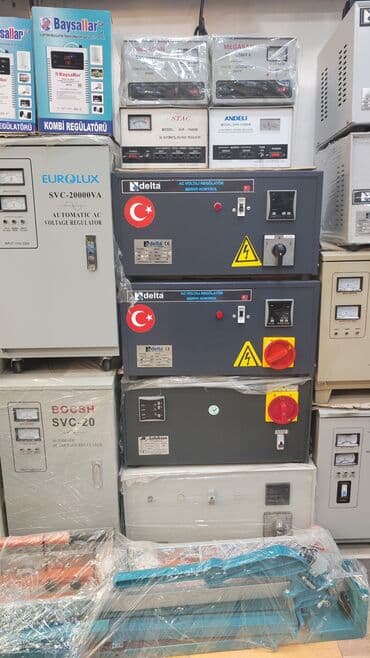 delta: Yeni, Sənaye üçün, 1 faza, Gərginliy stabilizatoru, 110 V, Pulsuz çatdırılma, Rayonlara çatdırılma, Kredit var — 1