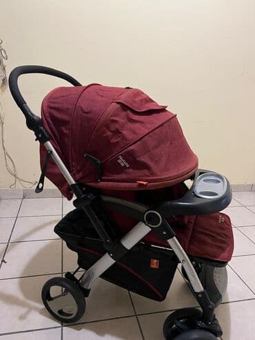 uşaq yeməyi: Uşaq arabası – Huizhi (qırmızı/bordo) - Yüngül alüminium gövdə — 1