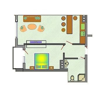 Квартиры: 2 комнаты, Новостройка, 61 м² — 10