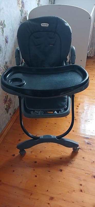 usaq geyimleri: Uşaq üçün yemək stulu – Masal Kids - Rəng: tünd boz/qaranlıq boz — 4