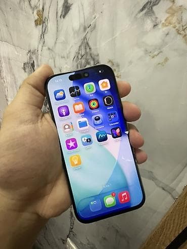 IPhone 15 Pro, 256 GB, Natural Titanium, Zəmanət, Simsiz şarj, Face ID — 3