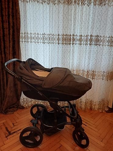 Uşaq arabası üçün 2-in-1 hissələr dəsti Tərkib: - Relyefli tünd boz — 9