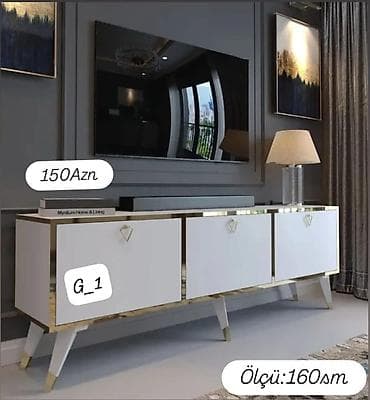 Mebel TV stendi – müasir dizayn - Model: G_1 - Ölçü: 160 sm -