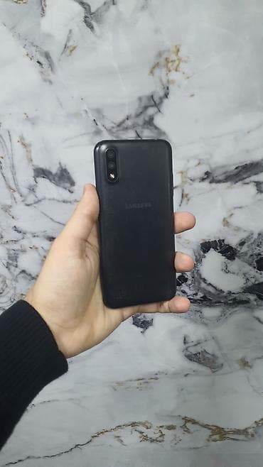 telefon samsung a8: Samsung Galaxy A01, 32 GB, rəng - Qara, Sensor, İki sim kartlı, Sənədlərlə — 1