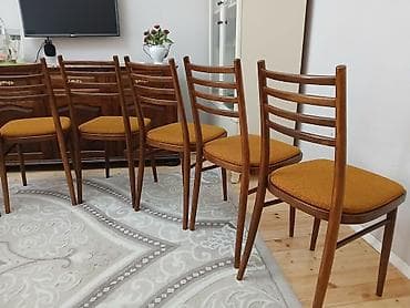 piknik stulları: Mətbəx üçün, Qatlanmayan, rəng - Sarı Stul — 4