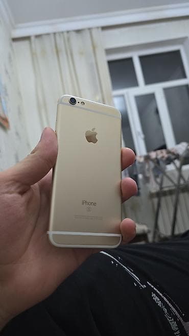 apple iphone 7: IPhone 6s, 16 GB, Qızılı, Barmaq izi — 7