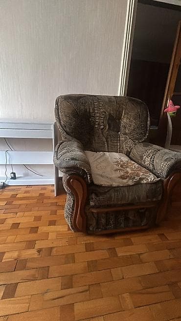 kreslo tek: 2 ədəd Klassik dizaynlı yumşaq kreslo - Tip: Tək nəfərlik yumşaq — 1