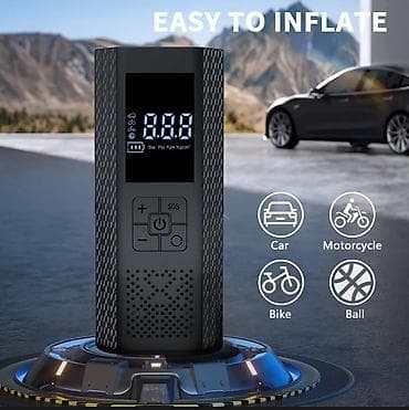 teker lassa: Daşınan rəqəmsal hava kompressoru – çoxməqsədli, avtomatik dayanmaya — 2