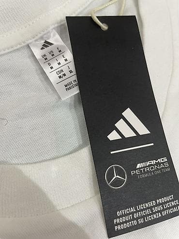 Futbolka, Adidas, M, rəng - Ağ