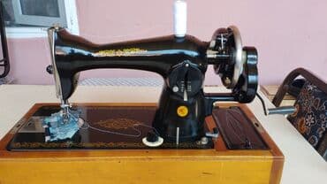 Mexaniki tikiş maşını – klassik, ağır metal gövdəli model çox gözəl və