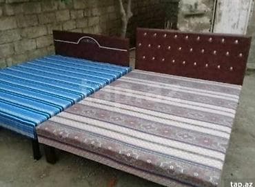demir qapi satiram: Təzə çarpayılar. 1 nəfərlik çarpayılar 60manat. 2 nəfərlik taxt — 5