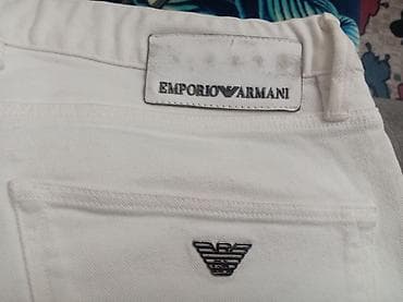 qaqa geyimi: Klassik Şalvar, Emporio Armani, 2XL, rəng - Ağ — 6