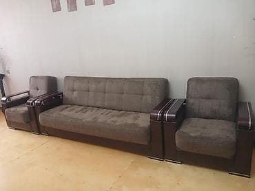 oturaca: İşlənmiş, Divan, 2 kreslo, Bazalı, Açılan — 2