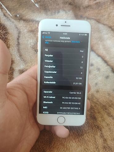 iphone 7 plus kamera: IPhone 7, 32 GB, Qızılı, Barmaq izi — 4