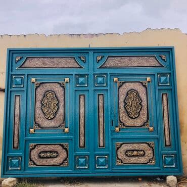 avtomat darvazalar: Eni-3.30 Hündürlük-2.60.Şekili çevirib O biri Qapıyada Baxa — 4