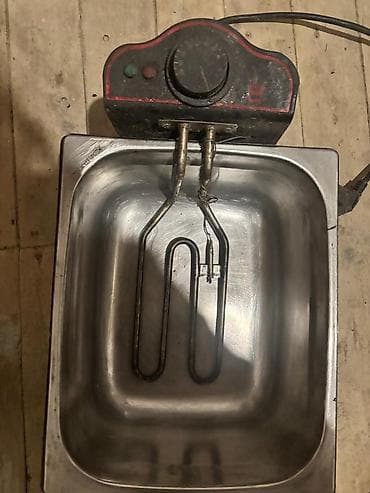 Elektrik fritöz – paslanmayan poladdan kasetli model. Xüsusiyyətlər