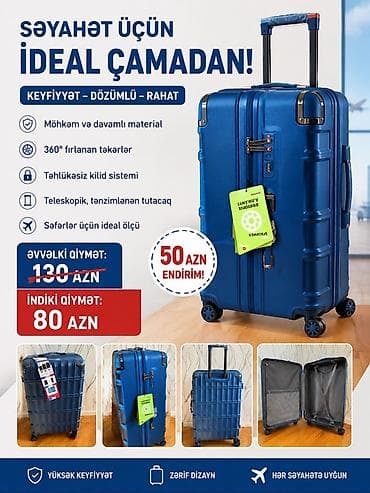 Səyahət üçün ideal çamadan – keyfiyyətli, dözümlü və rahat! — 1