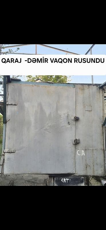 Qaraj – Dəmir vaqon rusundu - Material: tam metal konstruksiya, qalın