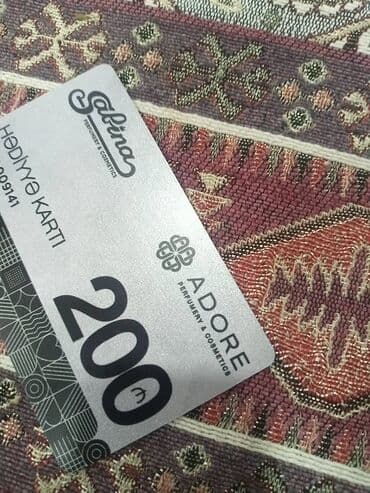 Gözəllik və sağlamlıq: Hediye karti — 1