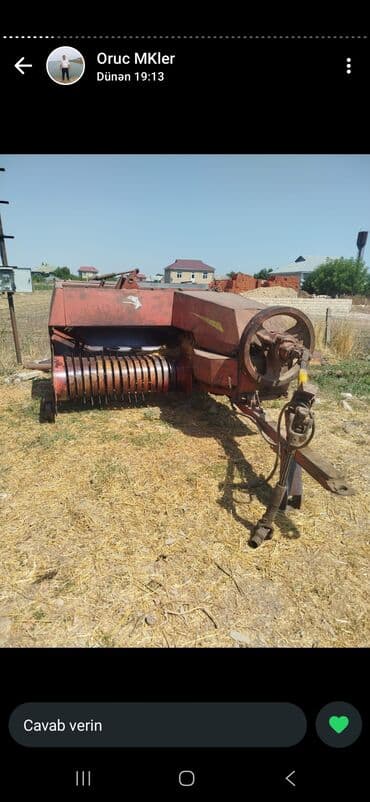 tap az traktor 89: Satılır: Traktor qoşqusu üçün pres-podborşik (saman-ot presi) — 1