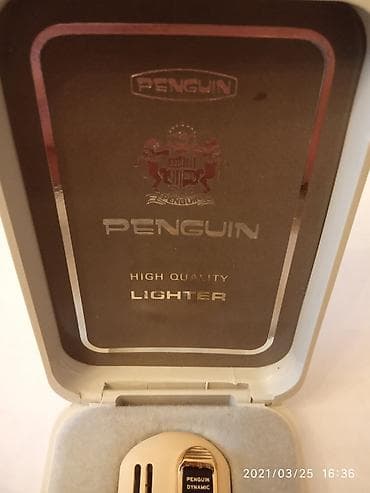 xonca satisi: Penguin “High Quality Lighter” – qazla işləyən klassik alovlu zibtu — 3