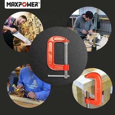 sıxac: Məngənə 3 lü dəst 1" 2" 3" 3 ölçüdə Taxta üçün mengene sixac — 4