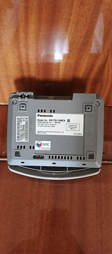 Аристоны: Стационарный телефон Panasonic, Беспроводной, Б/у, Самовывоз, Платная доставка — 6