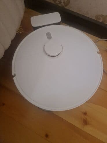 вытяжка кухонная 1000 кубов: Ağıllı robot tozsoran - Dairəvi dizayn, ağ korpus - Üst hissədə — 1