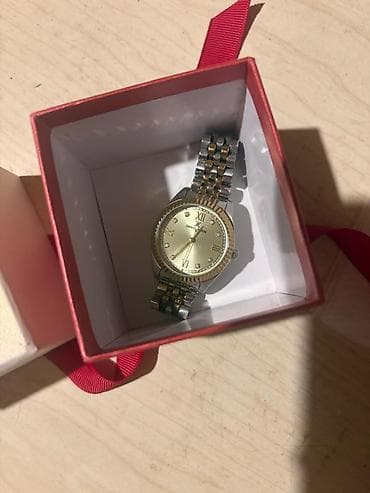 qol saatlari qadin ucun: Qol saatı, rəng - Qızılı — 8