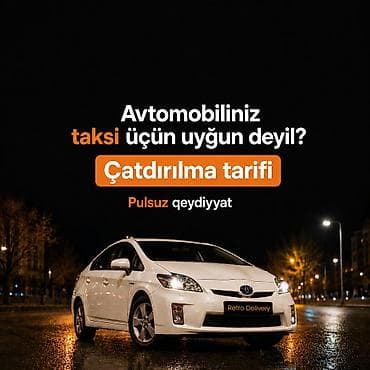 Sürücü-kuryer tələb olunur, Şəxsi nəqliyyat vasitəsi ilə, Saatlıq ödəniş, Təcrübəsiz