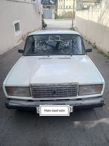 фара 2107: VAZ 2107 “Jiquli” – ağ - Kuzov: klassik 4 qapılı sedan, ağ rəng - Ön — 1