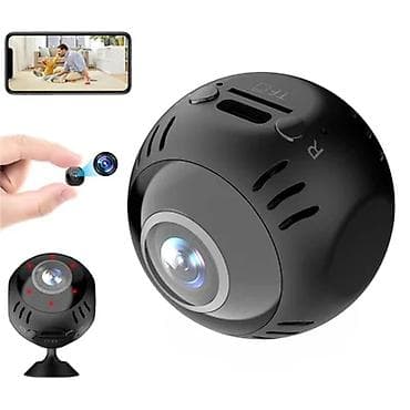 goruntu kamera: Mini Wi‑Fi təhlükəsizlik kamerası – kompakt, dairəvi dizayn — 1