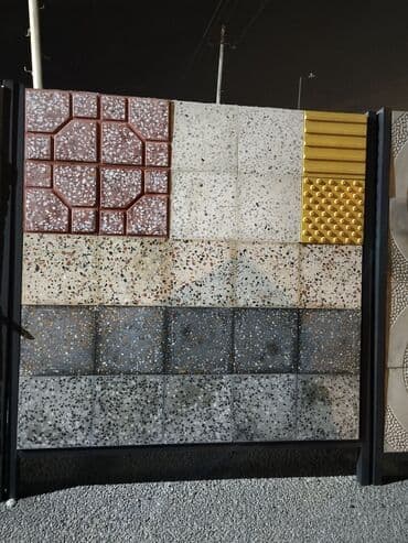 kafel metlax ucuz: Beton səki və divar plitələri – müxtəlif faktura və rənglər - — 1