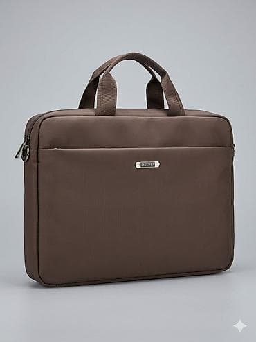 notebook cantası: ZHAOCAIOUE brendli noutbuk/iş çantası – qəhvəyi rəng - Material: sıx — 2