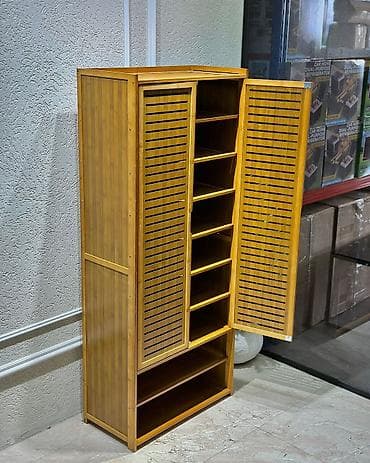 Yeni, 2 qapılı, Qəhvəyi, Taxta Ayaqqabı dolabı — 1