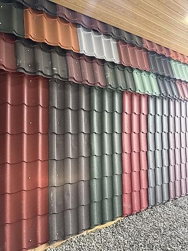 Sendviç panellər: Dam örtükləri və fasad üçün metal panellər təqdim olunur. Şəkillərdə — 4