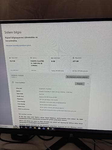 fujitsu notebook: 🔥 Güclü Gaming PC Set – Hazır Sistem! 🔥 💻 Prosessor: Intel Core i5 — 3