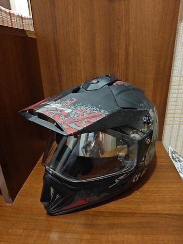 kredit evler bakida: Motokros/Tur enduro tipli dəbilqə - Tip: Tam üzlü enduro/motokros — 4