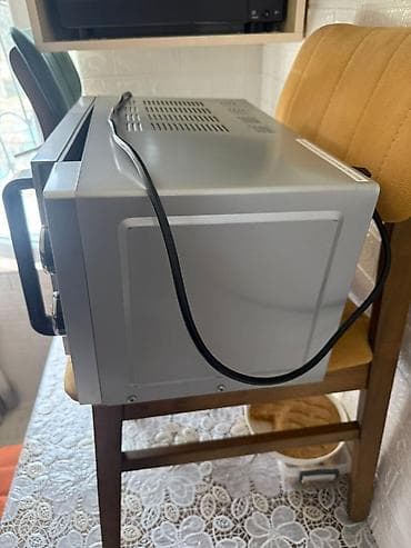 mikrodalgali: Mikrodalğalı soba Hoffmann, Ayrıca dayanan, Mikrodalğalar ilə, rəng - Gümüşü, İşlənmiş — 8