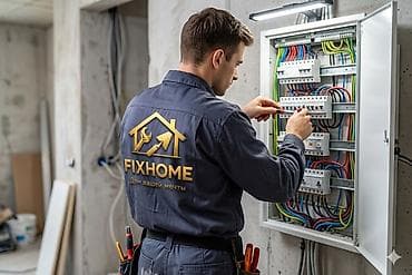 evdə tikiş işi: FixHome elektrik xidmətləri Elektrik işlərini sıfırdan və “pod açar” — 1