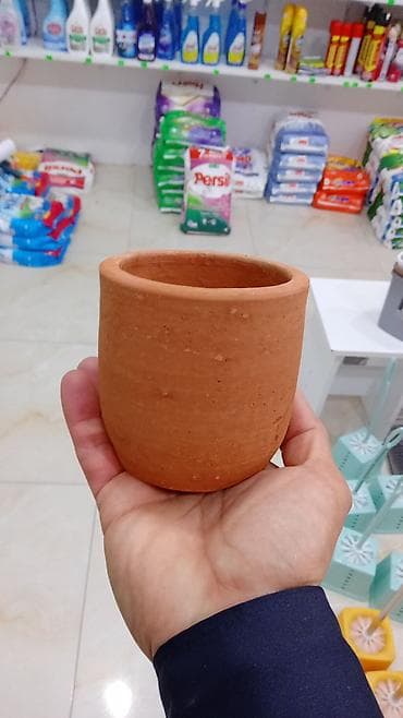 stəkan: Stəkanlar, rəng - Qəhvəyi, 1 əd, 200 ml — 1