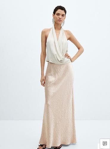 Макси Юбка, Mango, Атлас, S