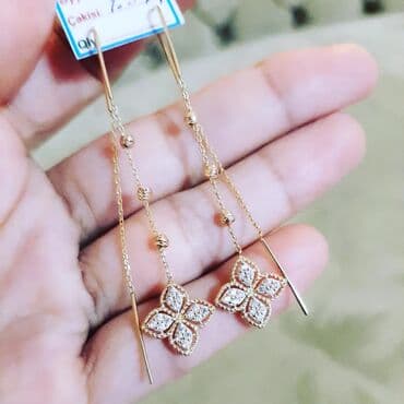 Çantalar: Sırğa, Pandora, Sarı qızıl, 585 Əyar — 2