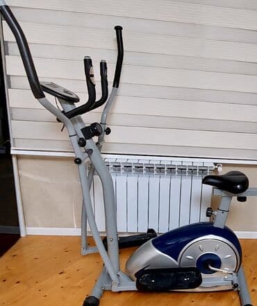 Elliptik trenajor (velosiped + stepper kombinasiyası) - Ümumi kardio