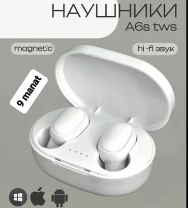 qulaqliq temiri: Yeni Simsiz (Bluetooth) Qulaqcıqlar, rəng - Ağ — 9