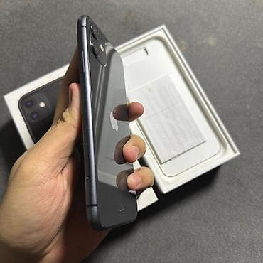 iphone 11 ekrani: IPhone 11, 128 GB, Qara, Face ID — 3