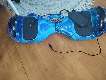 3v adapter: LED işıqlı hoverboard (segway) – mavi kosmik dizayn Xüsusiyyətlər: - — 6