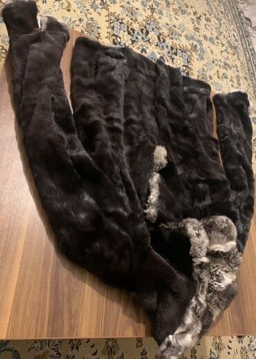 türk istehsalı olan qadın şubaları: Kürk, Milano, S, rəng - Qara — 17