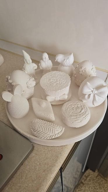 Güzgülər: Fiqur, Gips, rəng - Ağ — 9